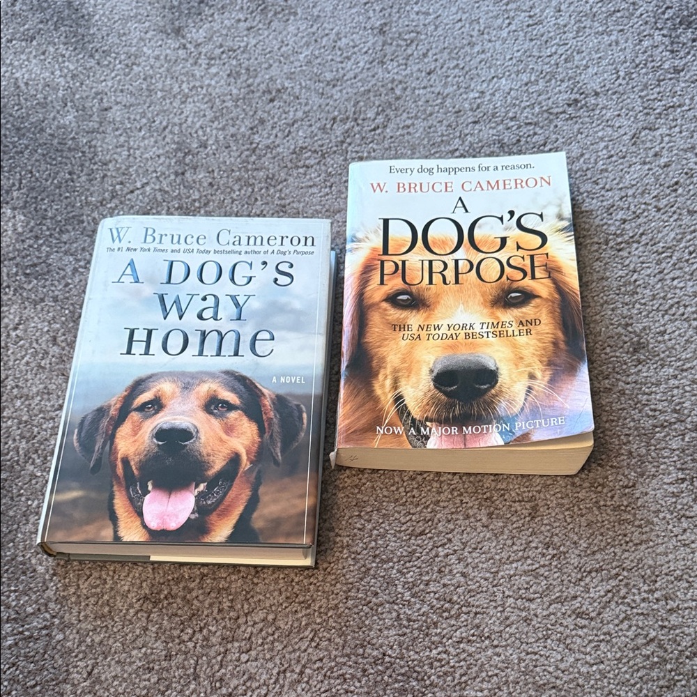 A Dog's Way Home and A Dog's Purpose Book Set